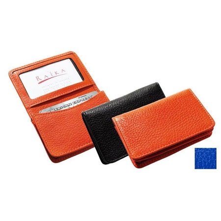 RAIKA 275in x 4125in Gussetted Card Case Blue RO 156 BLUE